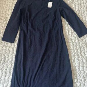 J.McLaughlin 3/4 Sleeve Sophie Dress Navy